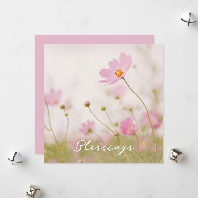 Blessings Thank You Card (Front/Back In Situ)