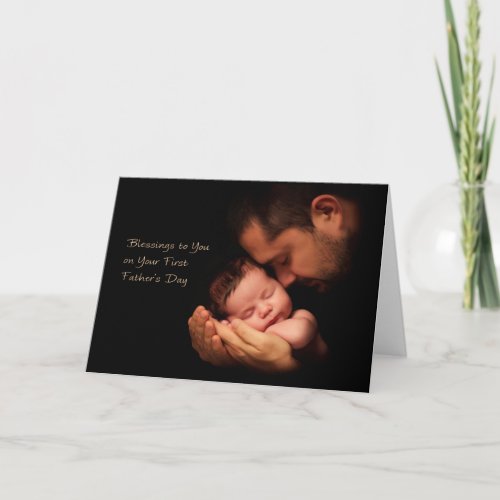 Blessings to You on Your First Fathers Day Card