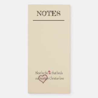 Blest be the Tie that Binds Christian  Magnetic Notepad