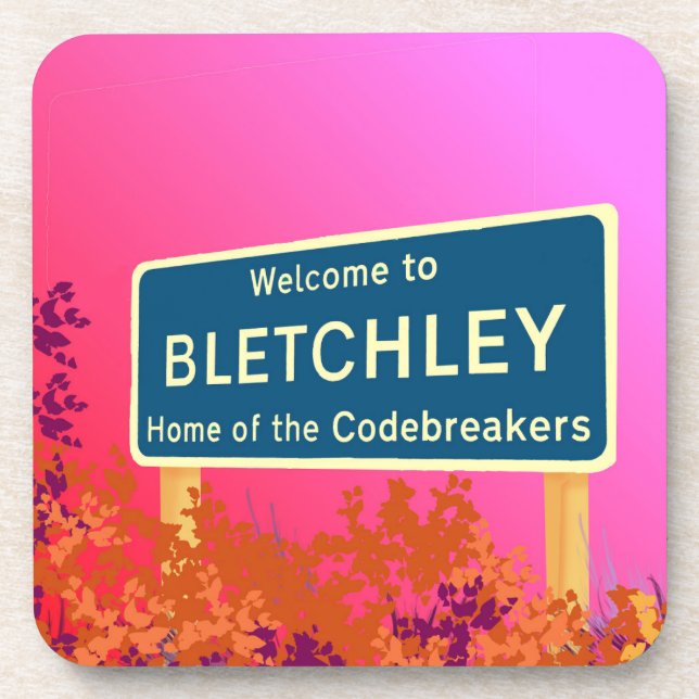 Bletchley Codebreakers Beverage Coaster (Front)