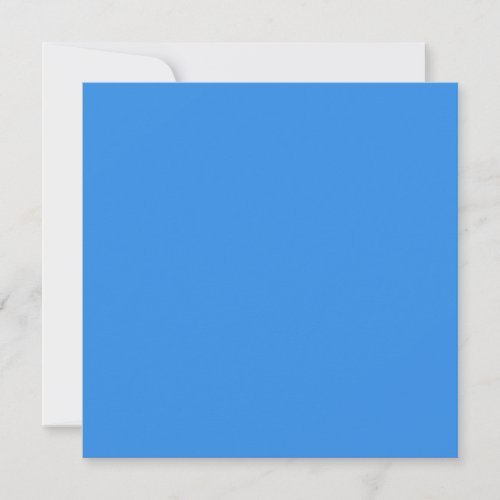 Bleu de France  solid color Holiday Card