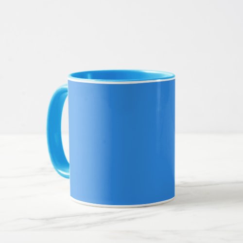 Bleu de France  solid color Mug