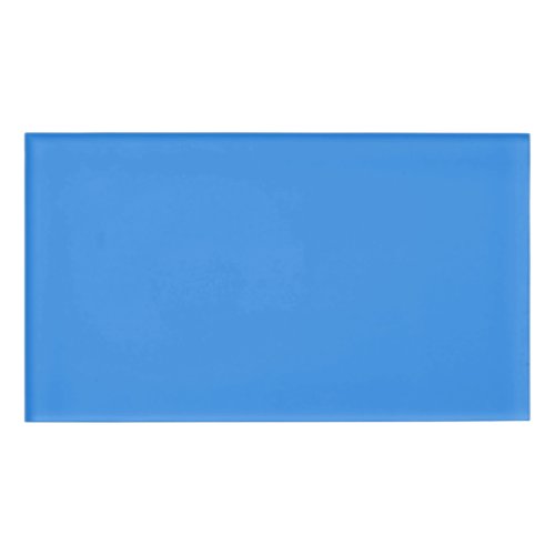 Bleu de France  solid color Name Tag