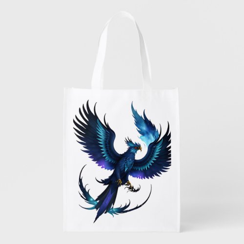 bleu phoenix grocery bag