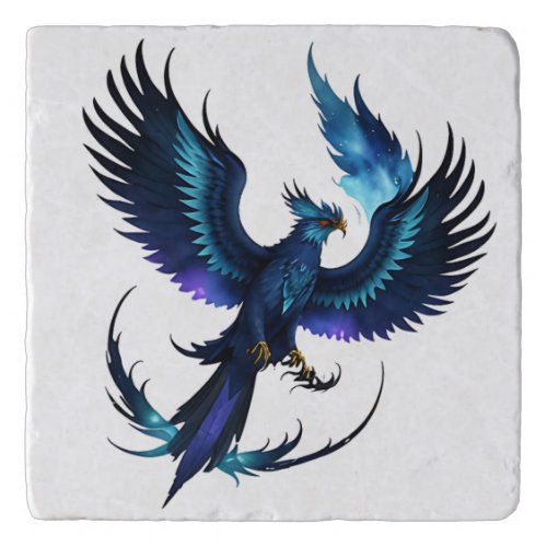 bleu phoenix trivet