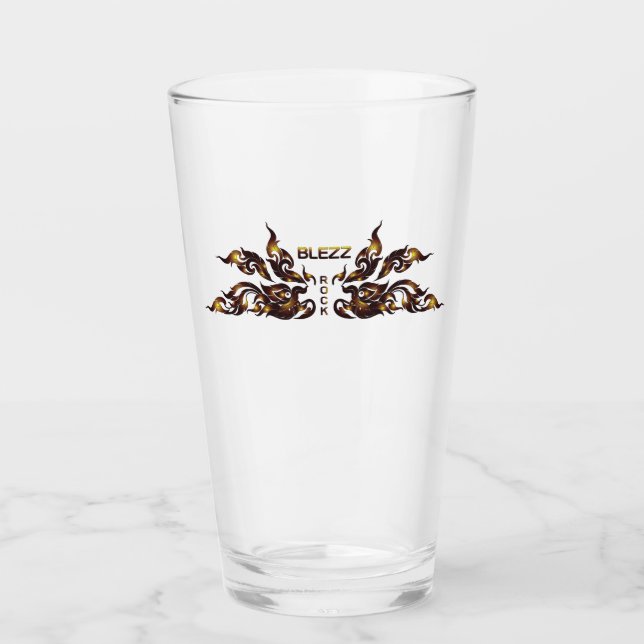 Blezz Drinkware Glass (Front)