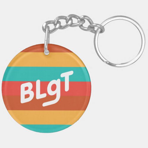 BLgT Stripe Flag Keychain