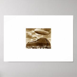 Blimp Hanger Akron Ohio Poster