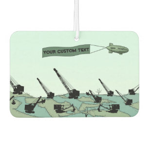 Blimp Overt Dirt Field Operating Engineer CRANE OP Car Air Freshener