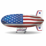 Blimp Statuette<br><div class="desc">A blimp, or non-rigid airship, is a floating airship without an internal supporting framework, or keel. A non-rigid airship differs from a semi-rigid airship and a rigid airship (e.g., a Zeppelin) in that it does not have any rigid structure, neither a complete framework nor a partial keel, to help the...</div>