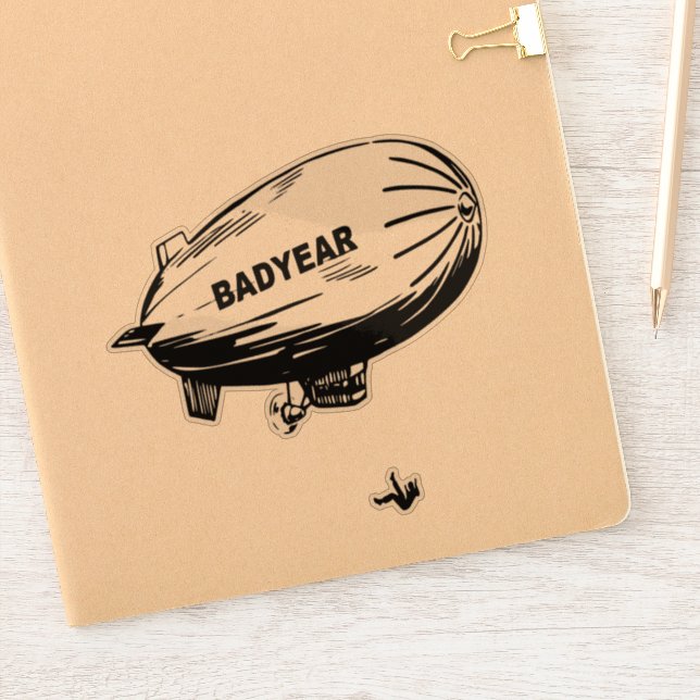 Blimp Sticker: Surviving the BADYEAR Sticker (Notebook)