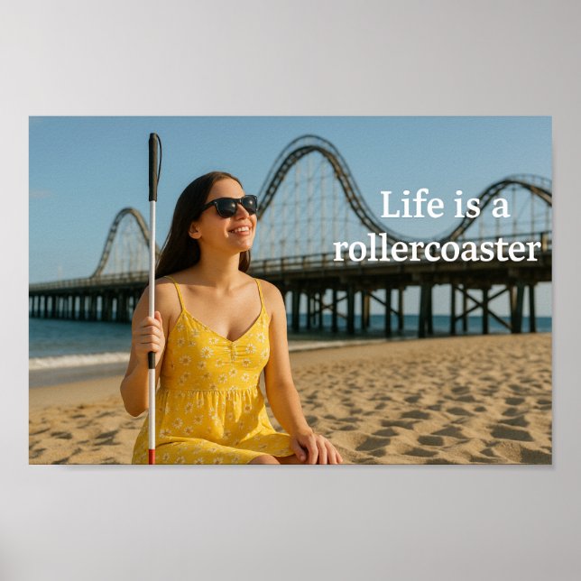 Blind Awareness Summer Poster Life is ... (Front)