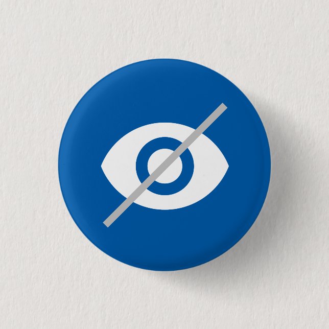 Blind Blue Button (Front)