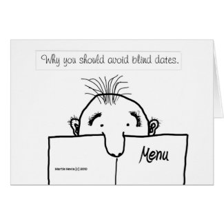 Blind Date Blues - Card