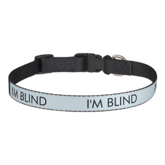 Blind dog collar