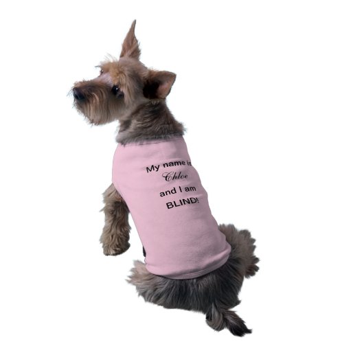 BLIND DOG SHIRT - CUSTOMIZABLE (Back)