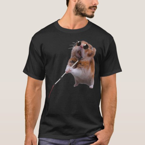Blind Hamster Meme T_Shirt