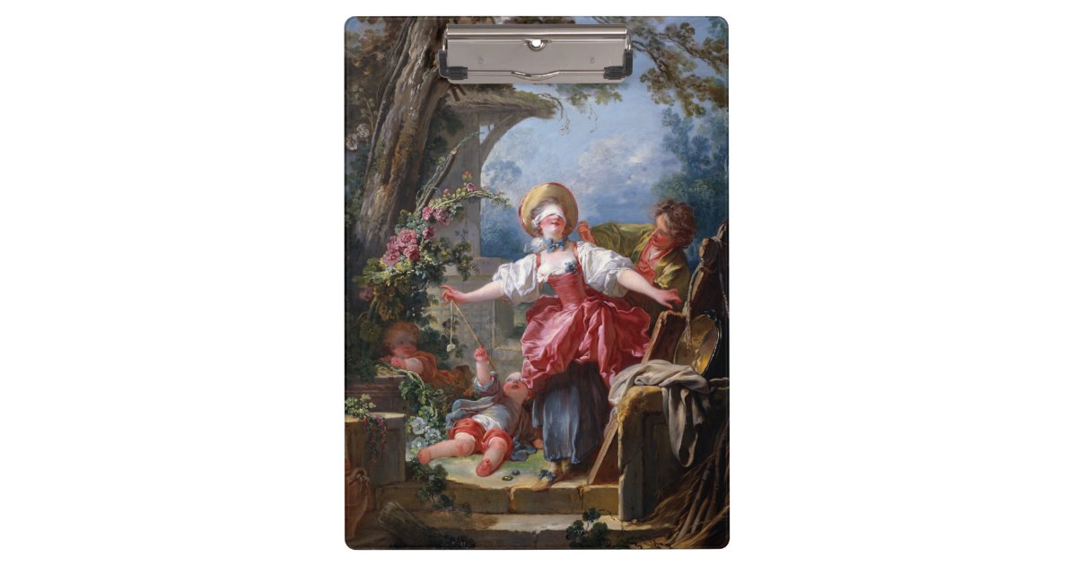 Blind-Mans Bluff by Jean-Honore Fragonard Clipboard ...