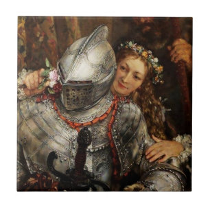 Blind Mans Buff by Adolph Menzel Ceramic Tile