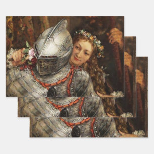 Blind Mans Buff by Adolph Menzel Wrapping Paper Sheets