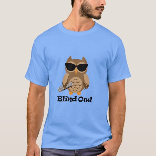 Blind Owl Harmonica  T_Shirt