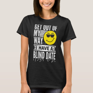 Blind People Humor Braille Reader Blind Guy Humoro T-Shirt