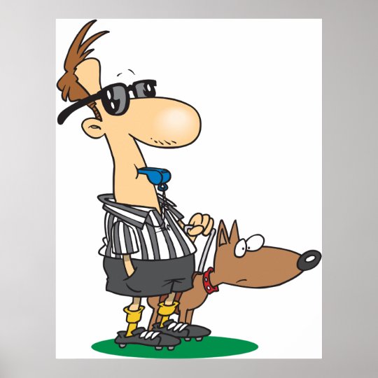 Blind Referee Poster Zazzle