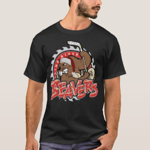 Blind River Beavers Sticker T-Shirt