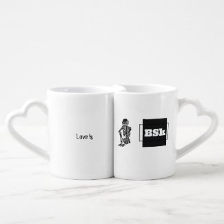 Blind Skeleton Classic Logo Love Is Cuddling Mugs