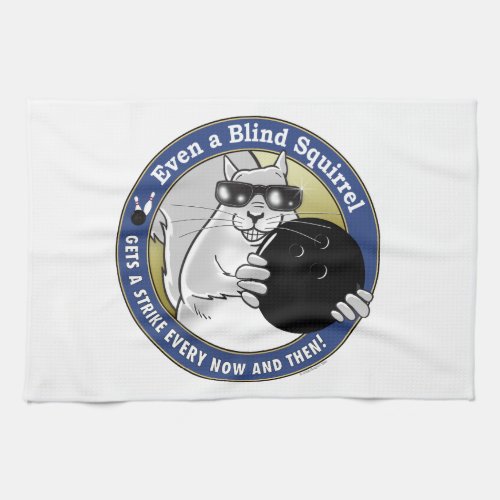 Blind Squirrel Bowling Towel