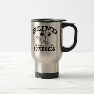 Blind Squirrel Travel Mug (Transparent Background)