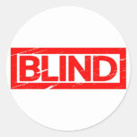 Blind Stamp Classic Round Sticker