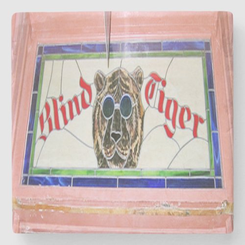 Blind Tiger Pub Charleston SC Stone Coaster
