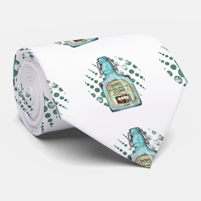 Blind worms sting Shakespeare Macbeth Neck Tie (Rolled)