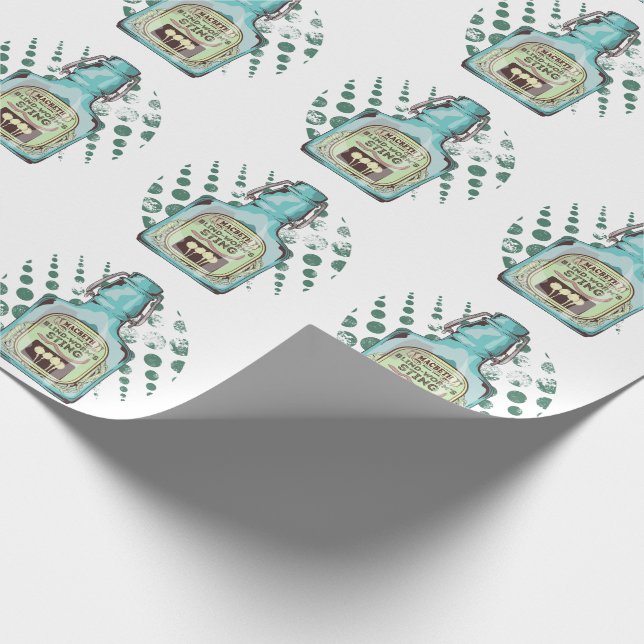 Blind worms sting Shakespeare Macbeth Wrapping Paper (Corner)