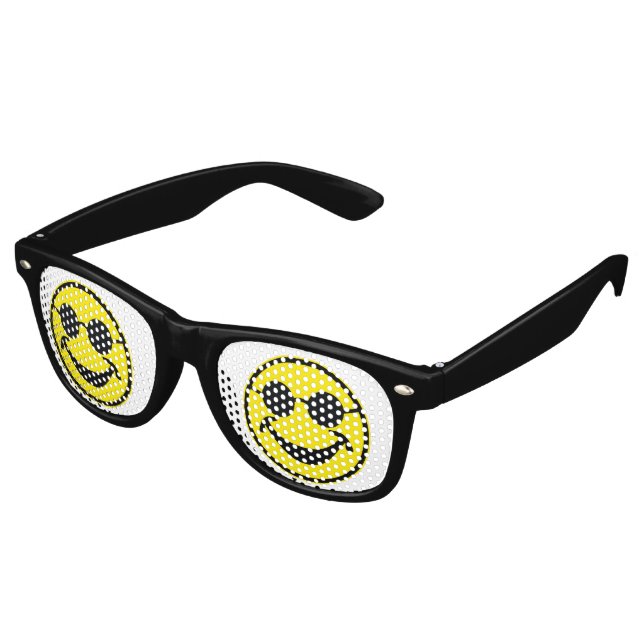 Blind yellow + your backg. & ideas retro sunglasses (Angled)
