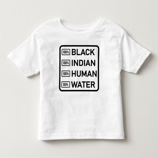Blindian Toddler T-Shirt (Front)