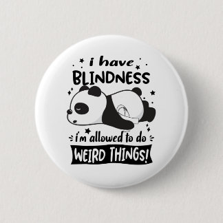 Blindness Awareness Month Ribbon Gifts Button