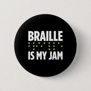 Blindness For Blind People Blind Person Braille Re Button