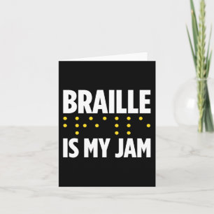 Blindness For Blind People Blind Person Braille Re Card