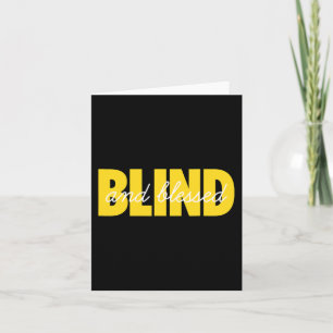 Blindness For Blind People Blind Person Braille Re Card