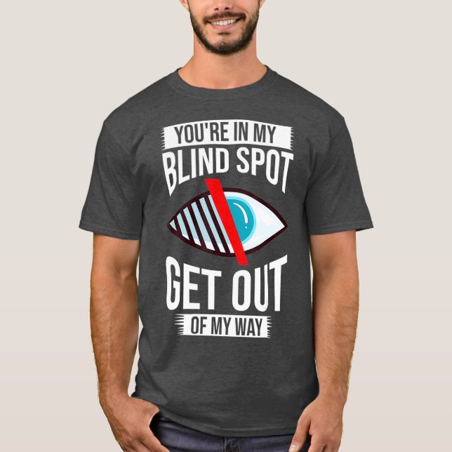 Blindness Gift For Blind People Braille T-Shirt (Front)