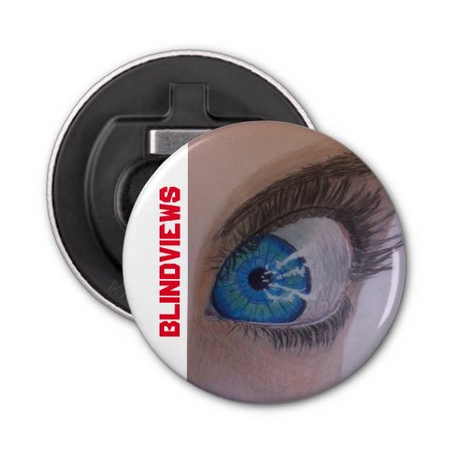 BlindViews Button Bottle Opener