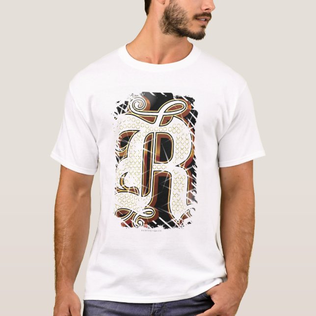 Bling alphabet R T-Shirt (Front)