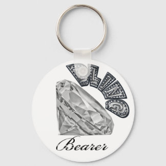 BLING Bearer Wedding Keychain