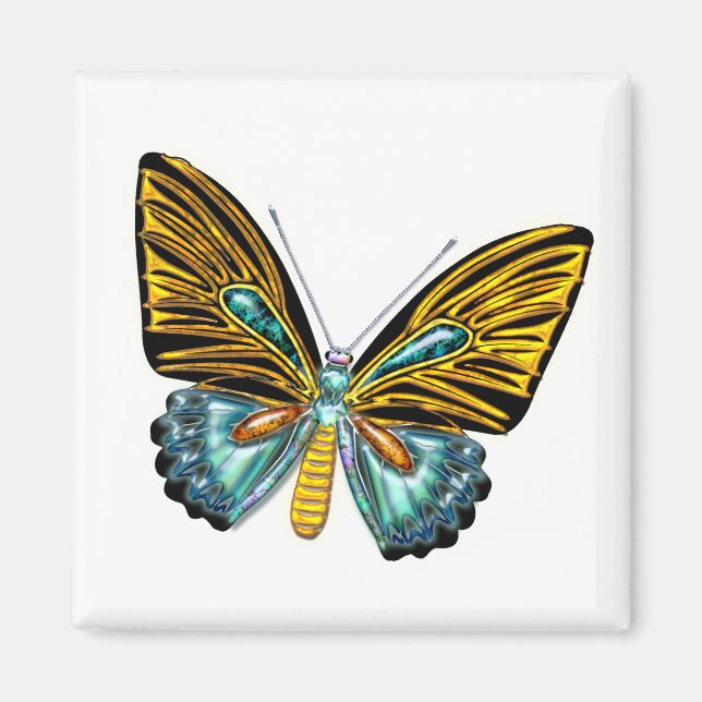 Bling Bling Butterfly Magnet (Front)