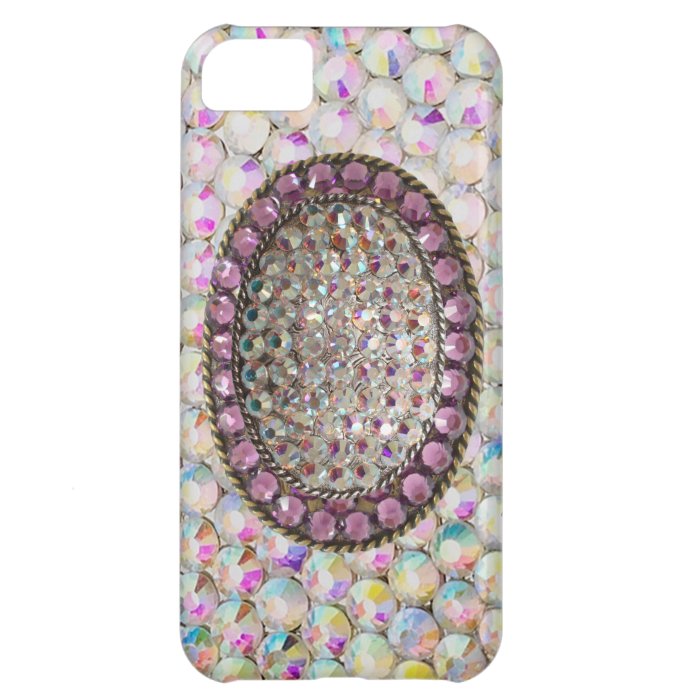 BLING BLING Iridescent Rhinestone IPhone4 Case Cover For iPhone 5C