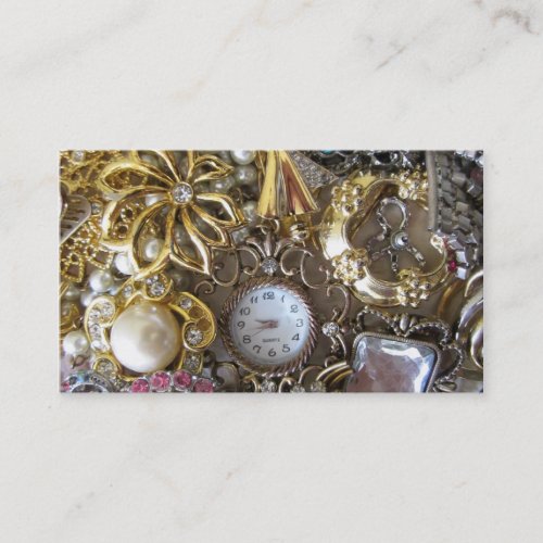 bling bling jewelry collection business card