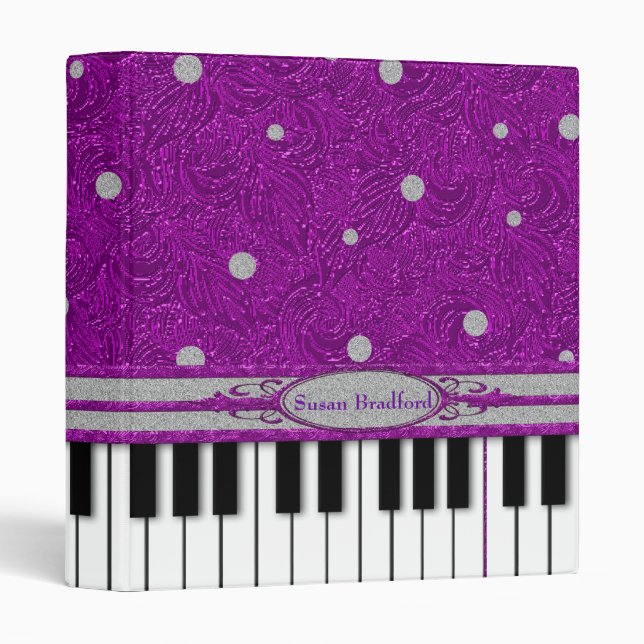 BLING BLING PIANO BINDER (Front/Spine)