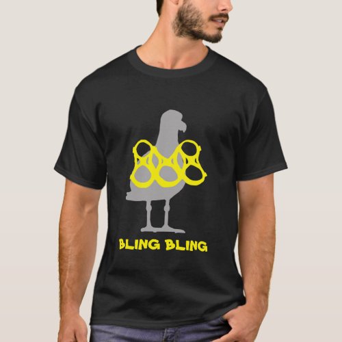 Bling Bling Seagull t_shirt